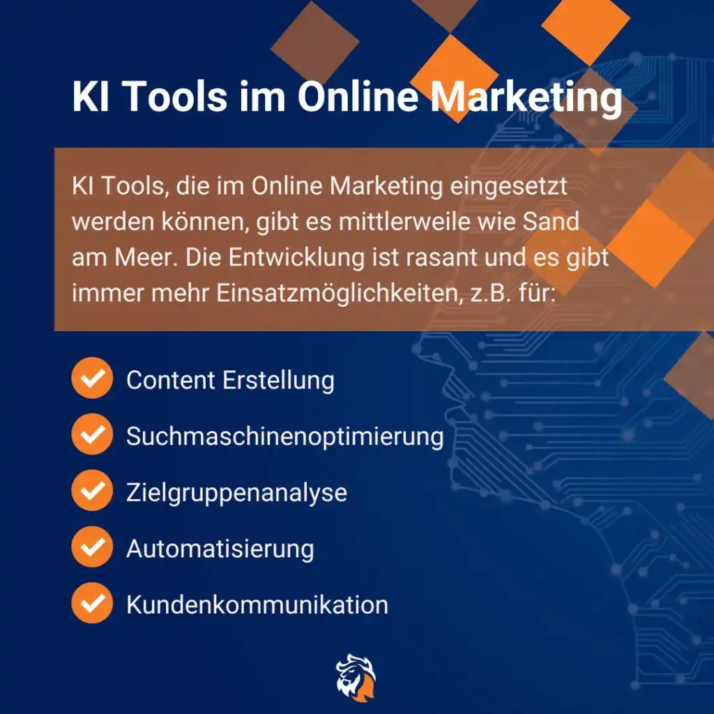 marketing lions ki tools im online marketing beispiele